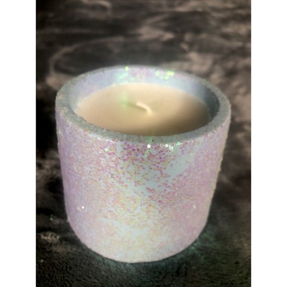 Handcrafted Other - Soy Wax Candle Sugar Cookie 8 Oz Custom Hand Crafted Concrete Vessel